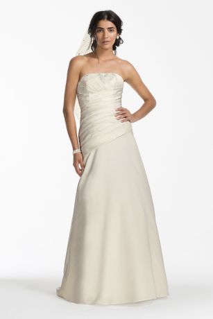 Wedding Dress with Ruched Bodice ...